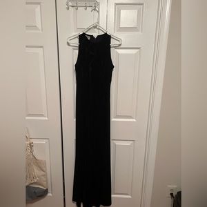 Velvet Black Evening Gown! Size 4!